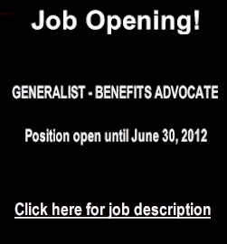 BENEFITS VOLUNTEER/INTERN OPPORTUNITY WITH BENEFITS ADVOCATE COORDINATOR